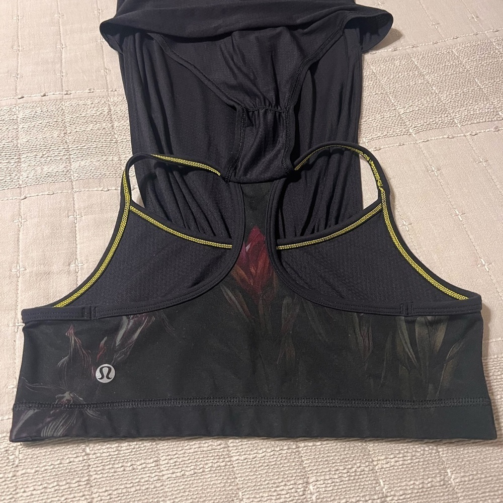 Lululemon Athletica Black Camisole Top Size 6 - Picture 7 of 8